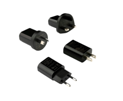 5V1A USB Charger Black