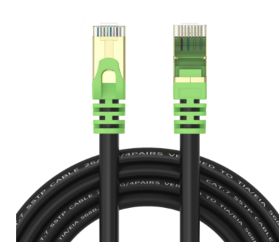 Outdoor Cat 7 Ethernet Cable 200ft, 26AWG Heavy-Duty Cat7 Networking Cord Patch Cable RJ45 Transmiss